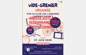 Vide Grenier LORMONT  CLL Basket (ANNULE)